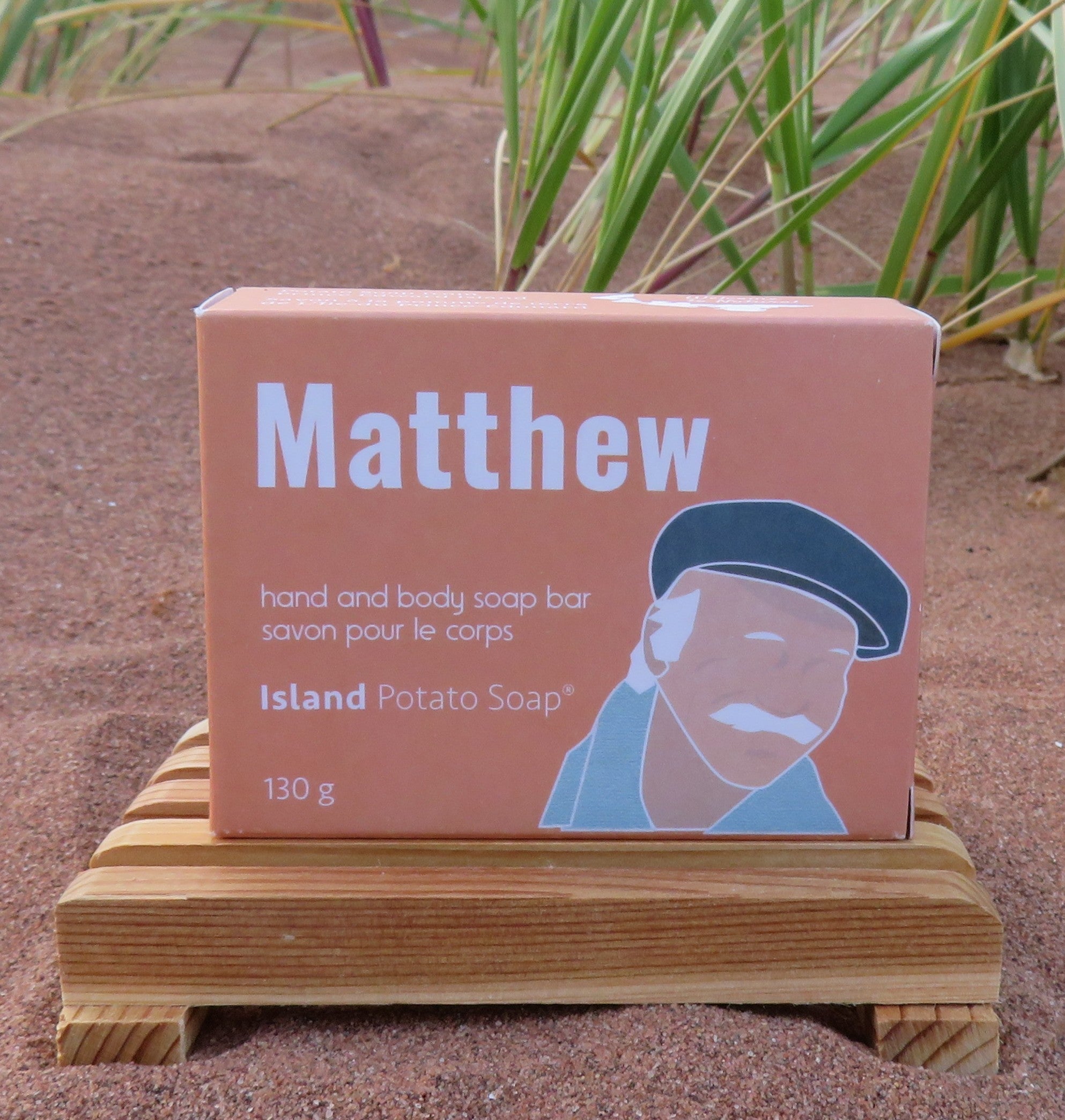 Island Potato Soap Company handcrafted potato-based bar soap, commercially produced on Prince Edward Island since 2016